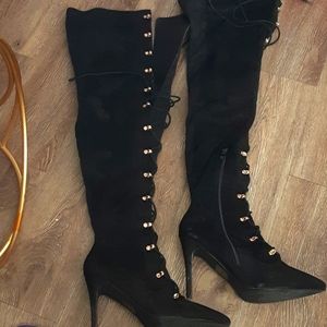 Fashion Nova Over the knee boots size 10